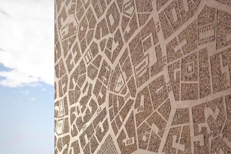 Graphic Concrete Skanska Headquarters