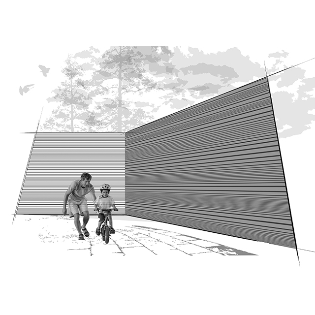 Atom cross visualization