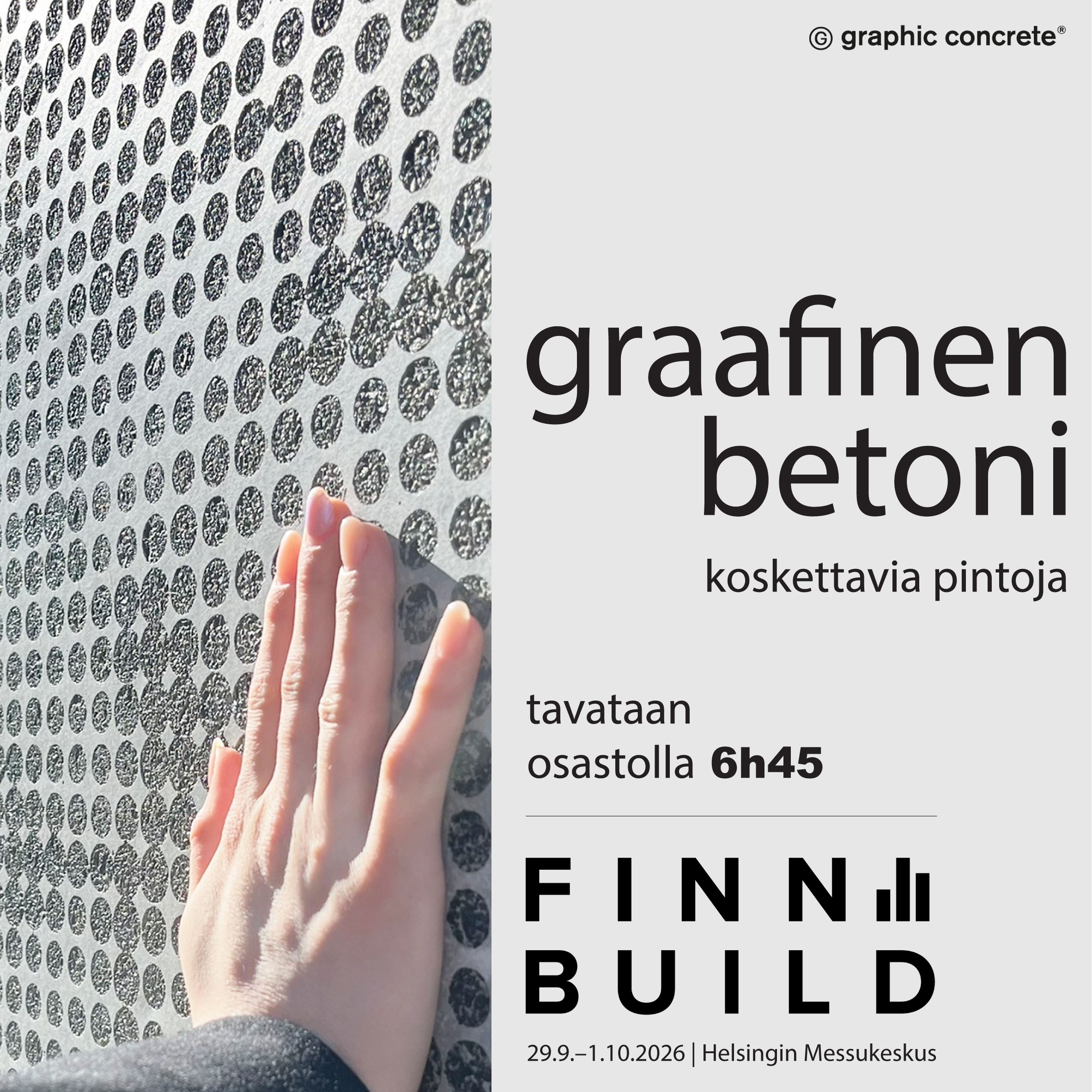 GRAAFINEN BETONI @FINNBUILD 2026
