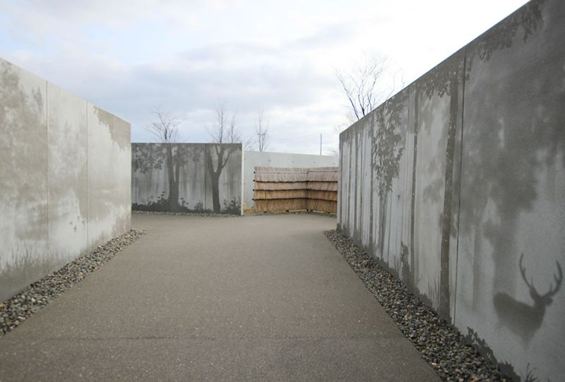 Graphic Concrete UPOPOY National AINU Museum and Park