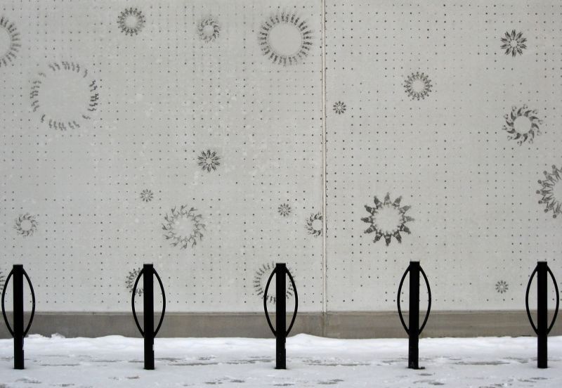 graphic concrete frölunda shopping centre